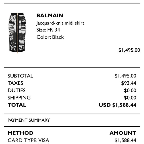 Jacquard-knit midi skirt - Picture 3 of 4